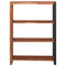 vidaXL Bookcase Solid Acacia Wood