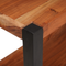 vidaXL Bookcase Solid Acacia Wood