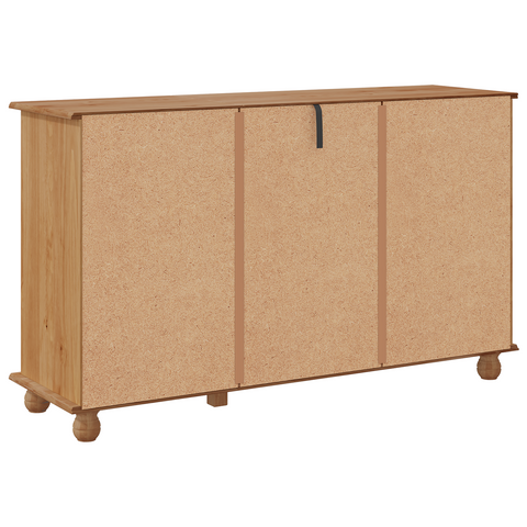 vidaXL Sideboard "ASKIM" 133,5x40x79 cm Solid Wood Pine