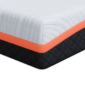 vidaXL Mattresses White and Grey 140 x 190 cm