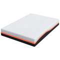 vidaXL Mattresses White and Grey 140 x 190 cm