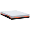 vidaXL Mattresses White and Grey 140 x 190 cm