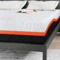 vidaXL Mattresses White and Grey 140 x 190 cm