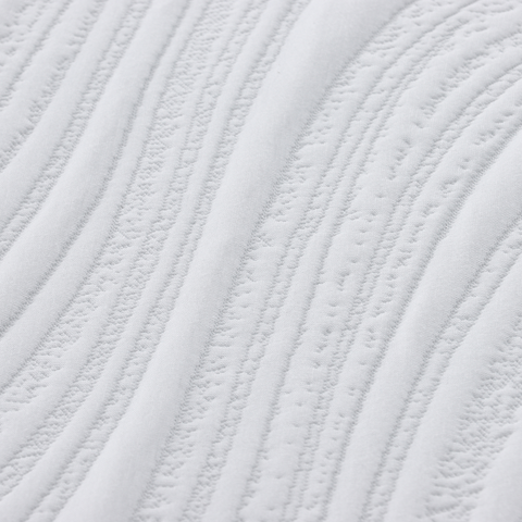 vidaXL Mattresses White and Grey 200 x 200 cm