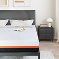 vidaXL Mattresses White and Grey 200 x 200 cm