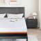 vidaXL Mattresses White and Grey 200 x 200 cm