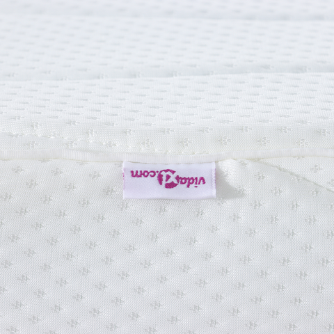 vidaXL Mattresses White 120 x 200 cm 100% polyester fabric