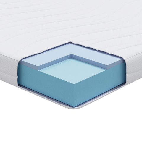 vidaXL Mattresses White 120 x 200 cm 100% polyester fabric