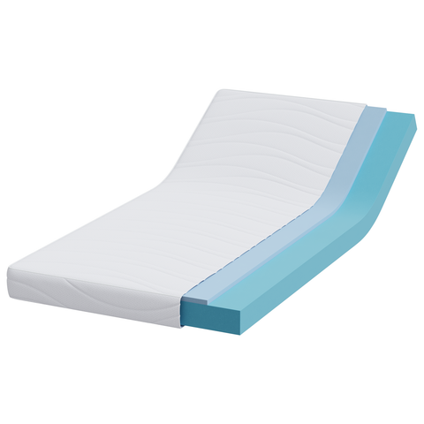 vidaXL Mattresses White 120 x 200 cm 100% polyester fabric