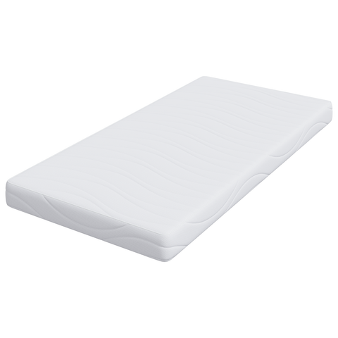 vidaXL Mattresses White 120 x 200 cm 100% polyester fabric