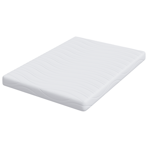 vidaXL Mattresses White 140 x 190 cm 100% polyester fabric