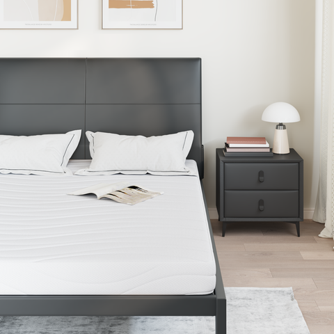 vidaXL Mattresses White 140 x 200 cm 100% polyester fabric