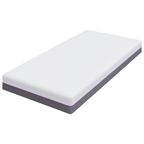 vidaXL Mattresses White and Grey 90 x 200 cm