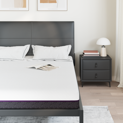 vidaXL Mattresses White and Grey 100% polyester jacquard fabric