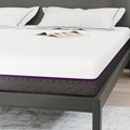 vidaXL Mattresses White and Grey 100% polyester jacquard fabric
