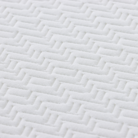 vidaXL Mattresses White and Grey 100% polyester jacquard fabric