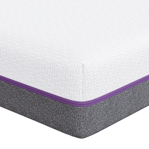 vidaXL Mattresses White and Grey 100% polyester jacquard fabric