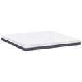 vidaXL Mattresses White and Grey 100% polyester jacquard fabric