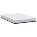 vidaXL Mattresses White and Blue 100% polyester jacquard fabric