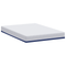 vidaXL Mattresses White and Blue 100% polyester jacquard fabric