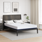 vidaXL Mattresses White and Blue 100% polyester jacquard fabric