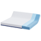 vidaXL Mattresses White and Blue 100% polyester jacquard fabric