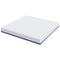vidaXL Mattresses White and Blue 100% polyester jacquard fabric