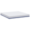vidaXL Mattresses White and Blue 100% polyester jacquard fabric