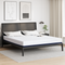 vidaXL Mattresses White and Blue 100% polyester jacquard fabric
