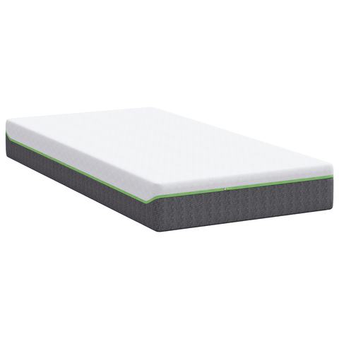 vidaXL Mattresses White and Grey 100% polyester jacquard fabric