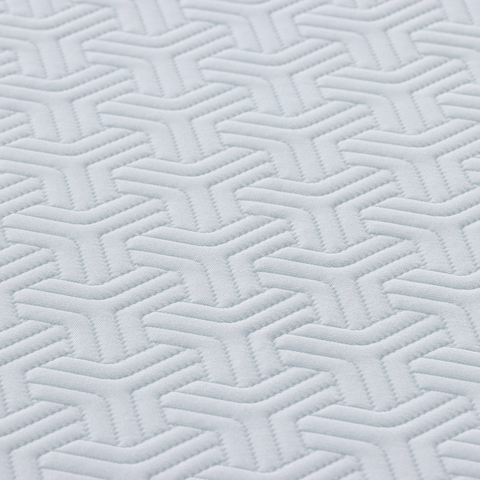 vidaXL Mattresses White and Grey 100% polyester jacquard fabric