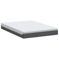 vidaXL Mattresses White and Grey 100% polyester jacquard fabric