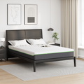 vidaXL Mattresses White and Grey 100% polyester jacquard fabric