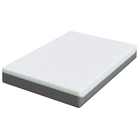 vidaXL Mattresses White and Grey 100% polyester jacquard fabric