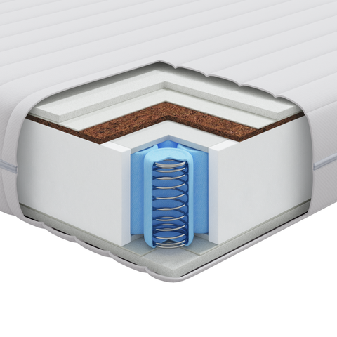 vidaXL Mattresses White 70 x 200 cm 100% polyester fabric