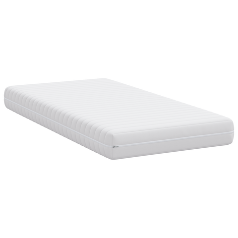 vidaXL Mattresses White 90 x 200 cm 100% polyester fabric