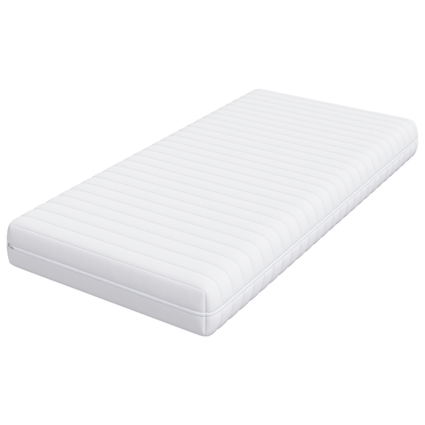 vidaXL Mattresses White 100 x 200 cm 100% polyester fabric