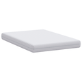 vidaXL Mattresses White 140 x 190 cm 100% polyester fabric