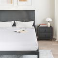 vidaXL Mattresses White 140 x 190 cm 100% polyester fabric