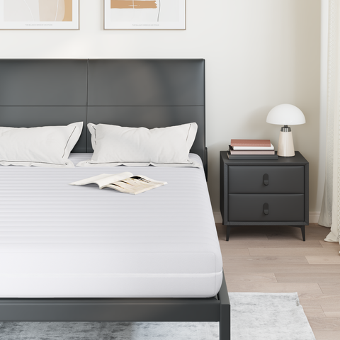 vidaXL Mattresses White 140 x 200 cm 100% polyester fabric