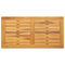 vidaXL Table Top 90x45x2,2 cm Rectangular Solid Wood Acacia