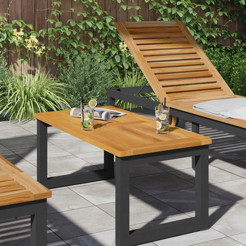 vidaXL Table Top 90x45x2,2 cm Rectangular Solid Wood Acacia