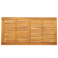 vidaXL Table Top 110x55x2,2 cm Rectangular Solid Wood Acacia