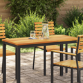 vidaXL Table Top 110x55x2,2 cm Rectangular Solid Wood Acacia