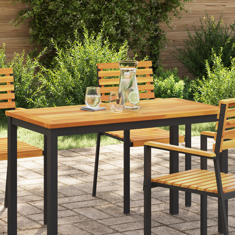 vidaXL Table Top 110x55x2,2 cm Rectangular Solid Wood Acacia