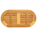 vidaXL Table Top 80x40x2,2 cm Oval Solid Wood Acacia