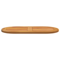 vidaXL Table Top 80x40x2,2 cm Oval Solid Wood Acacia