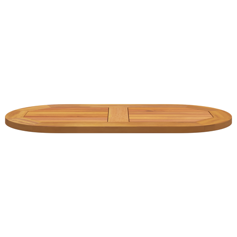 vidaXL Table Top 80x40x2,2 cm Oval Solid Wood Acacia