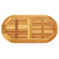 vidaXL Table Top 90x45x2,2 cm Oval Solid Wood Acacia