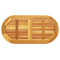 vidaXL Table Top 90x45x2,2 cm Oval Solid Wood Acacia